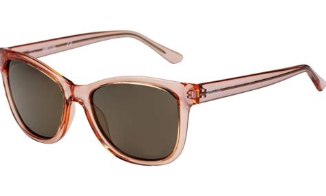 kenneth cole blush translucent square sunglasses